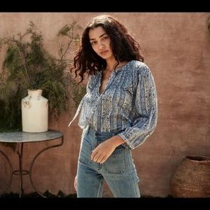 Doen Camina Mandevilla Vine Blouse